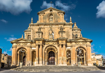 Fototapeta na wymiar St.Nicholas church, Siggiewi, Malta