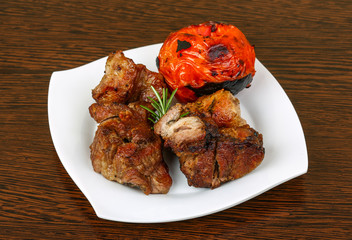 Grilled pork meat - shaslik
