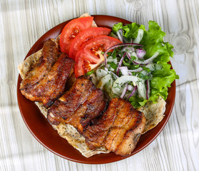 Pork ribs bbq