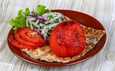 Grilled tomato