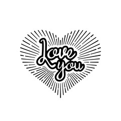 Obraz premium Love You Black