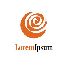 Vector of  spiral icon.  Abstract sphere logo . Business icon for the company.  Design element. Vector illustration.