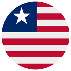 Liberian flag vector