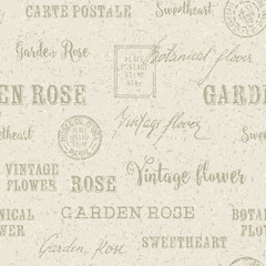Postal Seamless background.