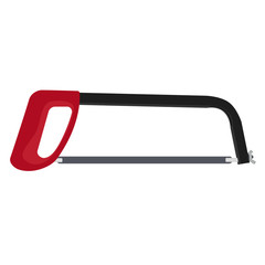 Red hand saw
