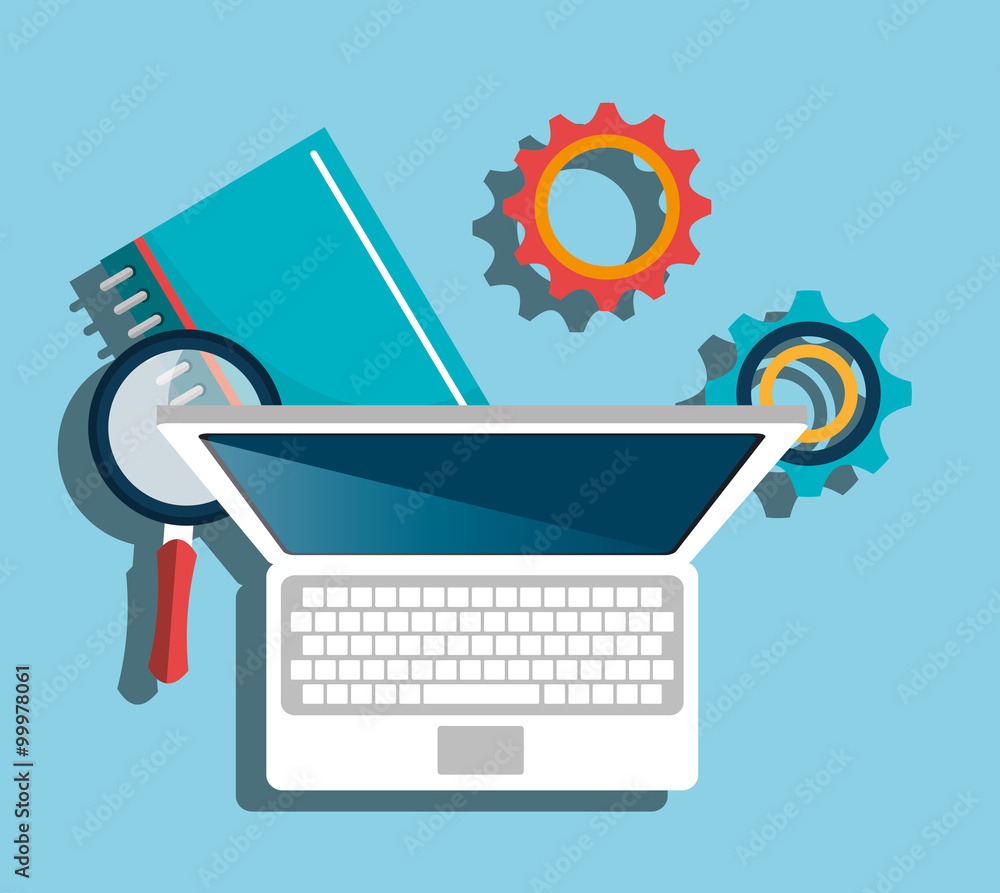 Poster computer web design