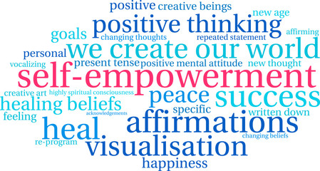 Self-Empowerment Word Cloud