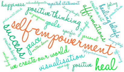 Self-Empowerment Word Cloud