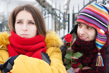 boy asks forgiveness