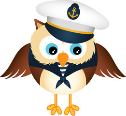 Cute sailor owl
