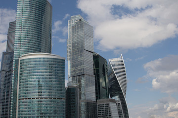 Fototapeta premium skyscrapers business centre in Moscow