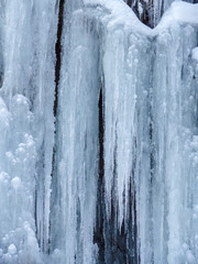 gefrorener Wasserfall, Eiswand 6