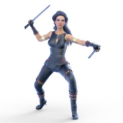 Obraz premium 女性剣士