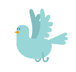 Dove vector icon illustration