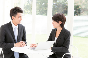 asian businessperson in the meeting