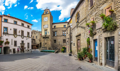 Ancient town of Vitorchiano, Viterbo, Lazio, Italy