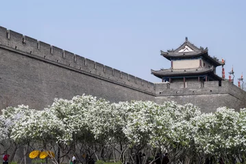 Wandcirkels aluminium the ancient city wall of xi'an © lujing