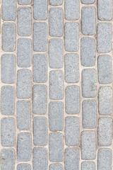 Obraz premium sorted rounded-edge brick pavement/walkway