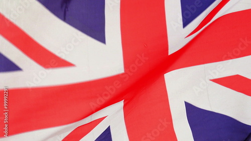 "National british flag waving. Real footage" Stock footage ...