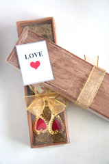 wedding gift for guest on white