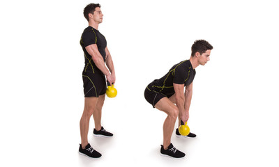 Kettlebell, Deadlift, Exercise