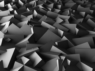 abstract image of dark grey cubes background