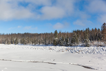 Blick auf den Oderteich nationalpark Harz