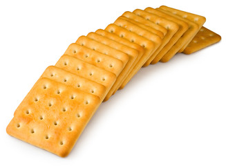 Image of many delicious cookies closeup