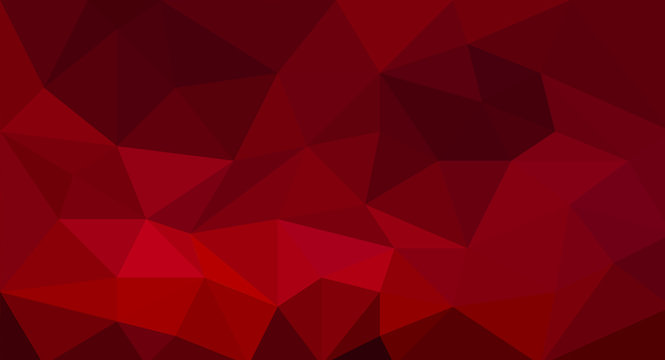 Red polygonal mosaic texture
