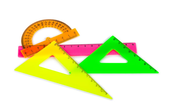 Multicolored rulers