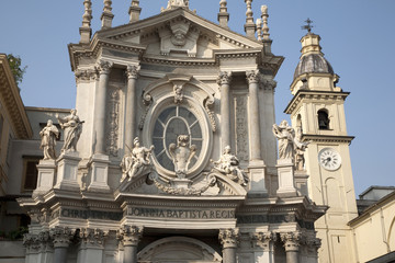 Fototapeta na wymiar St Cristina Church in Turin, Italy