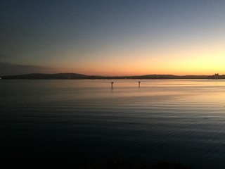 Sunset over Bodega Harbor