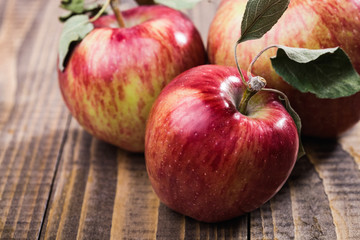 Closeup photo of apples