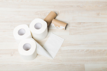 Toilet paper rolls