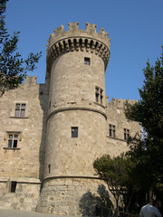 Fototapeta na wymiar Castle in Rhodes