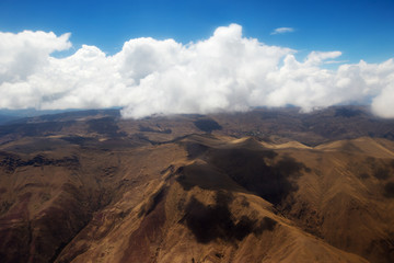 Blue sky with clouds background