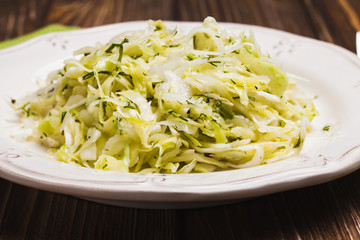 The Cabbage salad