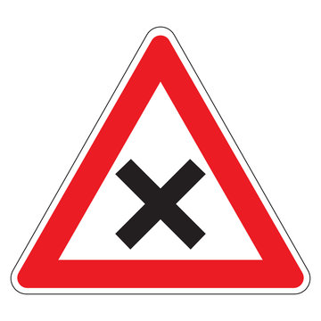 uncontrolled junction sign