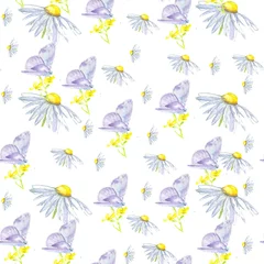 Stof per meter pattern butterflies / watercolor painting. Can be used for postcards, prints and design, paper wrapping  © juliafast1977