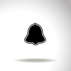 Ringing bell vector icon.