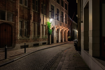 Night view of Bruges 