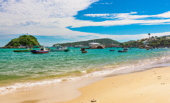 Armacao Beach in Buzios, Rio de Janeiro. Brazil