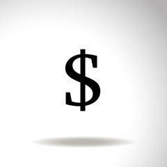 Dollar vector icon. Money symbol.