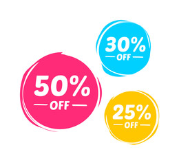 50%, 30% & 25% Off Marks