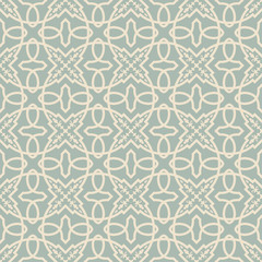 Elegant antique background image of round curve frame cross pattern.
