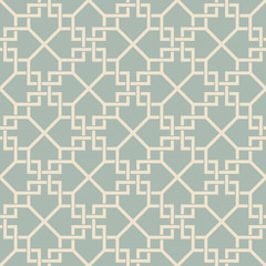 Elegant antique background image of square cross frame check pattern.

