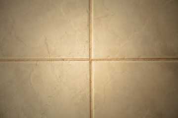 Fragment of ceramic tiles floor