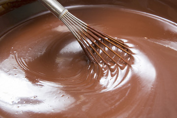 生チョコレート作り