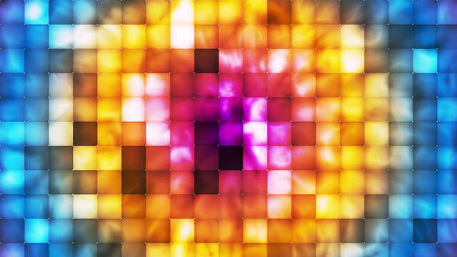 Broadcast Abstract Hi-Tech Smoke Tile Patterns, Multi Color, Abstract, Loop, HD