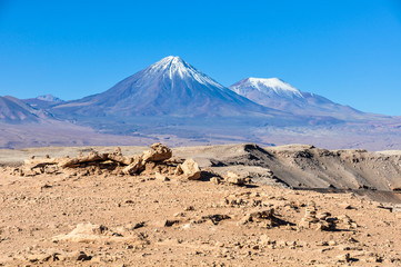 Licancabur Volcano in the Atacama Desert, Chile